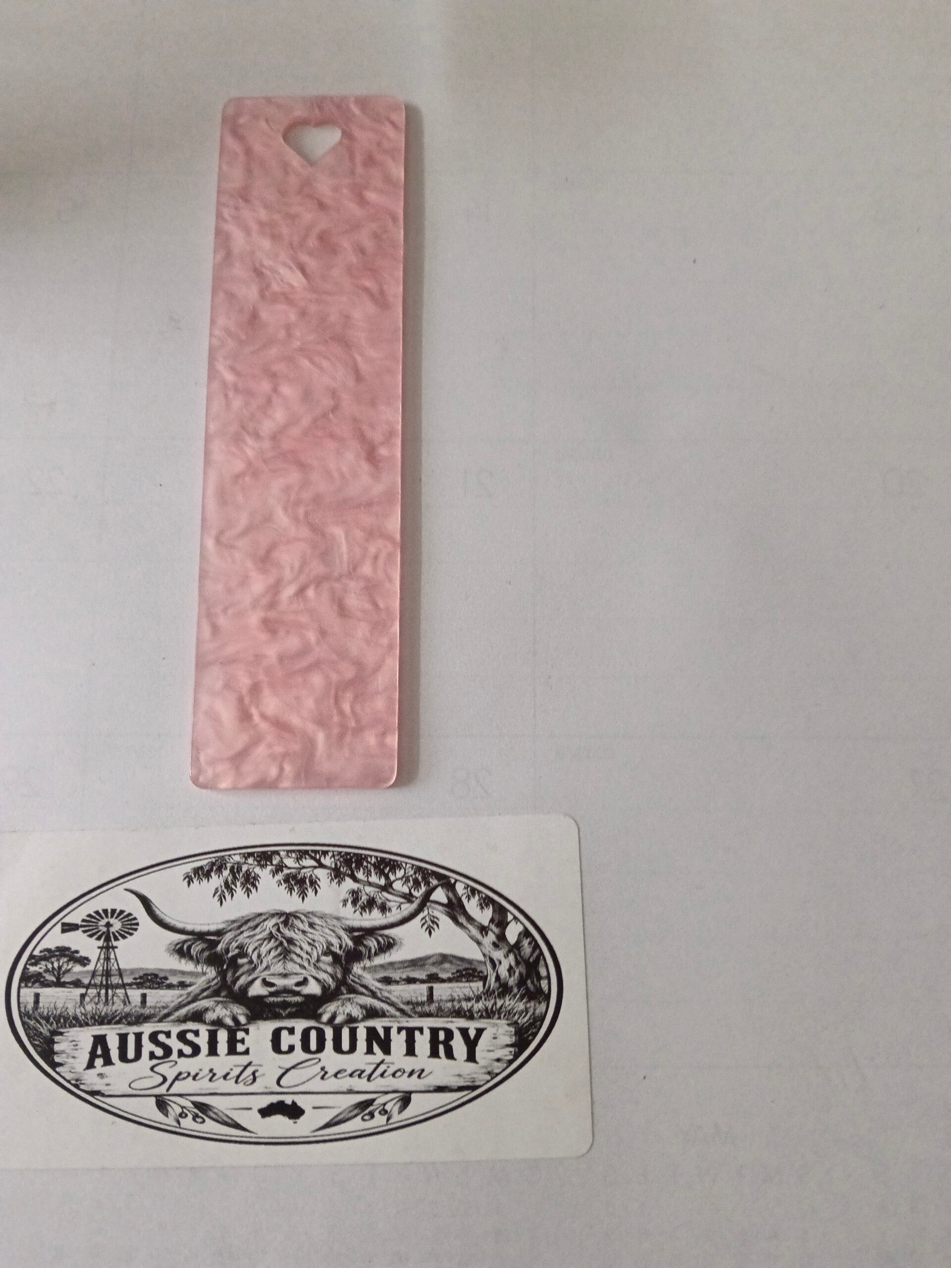 Book marks- light pink swirl