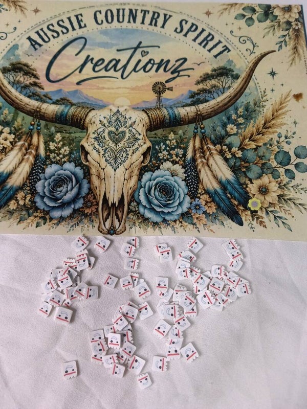 Forky clay pieces