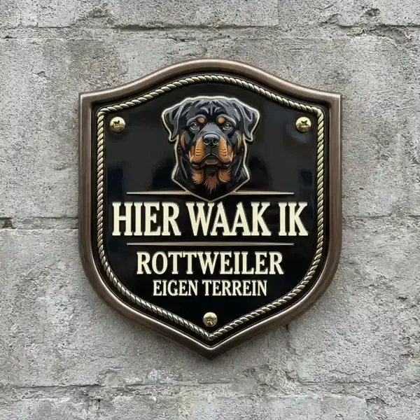 Luxe Acryl Waakbord Rottweiler - 15 Designs