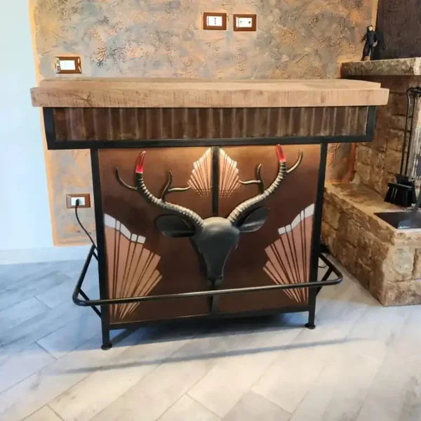 Bar Toonbank Stier Smeedijzer