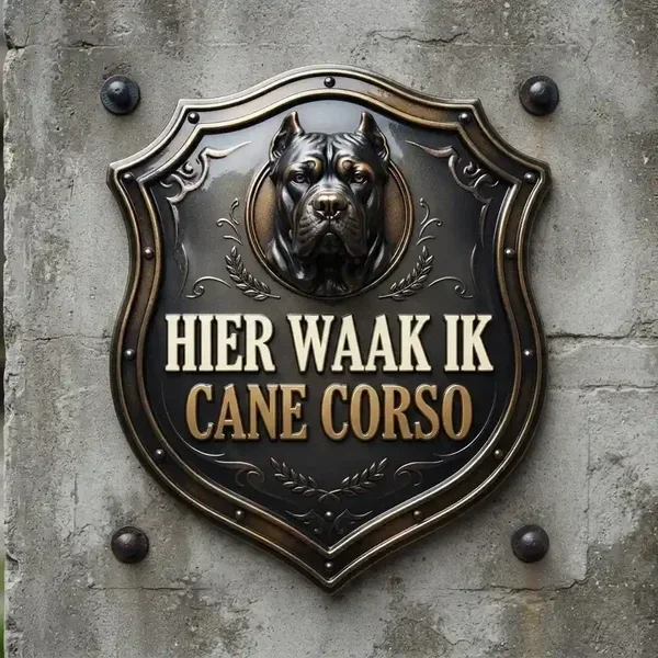 Cane Corso Acryl waakbord - 15 designs