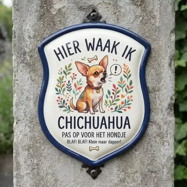 Acryl Chihuahua Waakbord - 15 Designs
