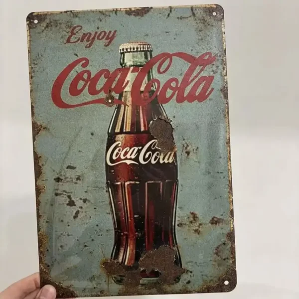 Coca-Cola Metalen Bord - Vintage