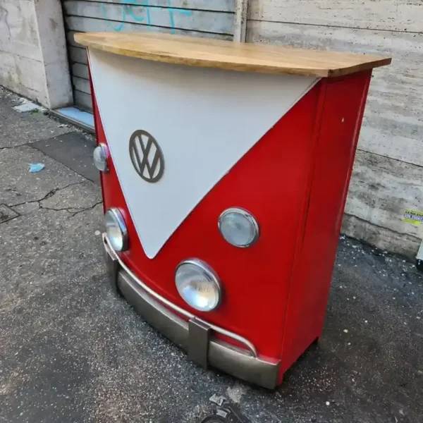 Mobiele Bar Console Tafel VW Handgemaakt