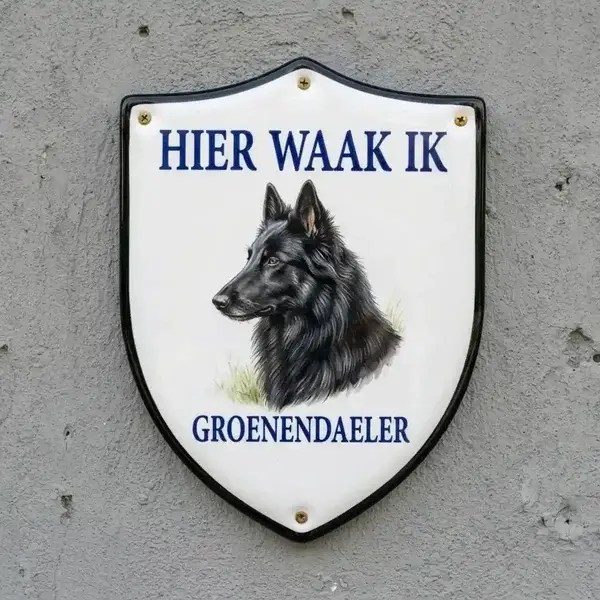 Acryl Groenendaeler waakbord - 15 Design