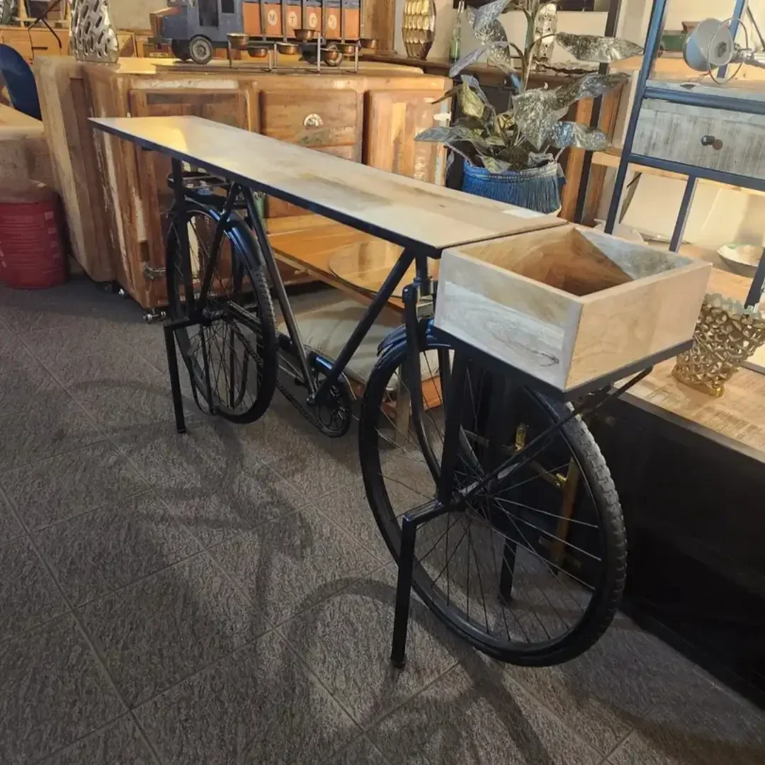 Consolebar Fiets Vintage Industrieel