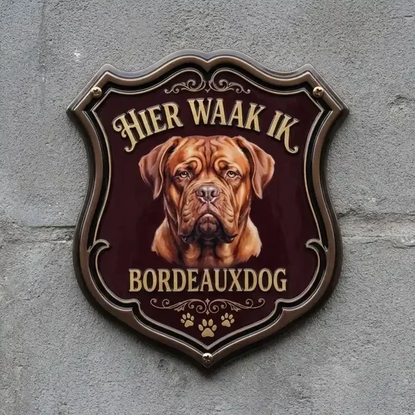 Acryl Bordeauxdog Waakbord - 15 designs
