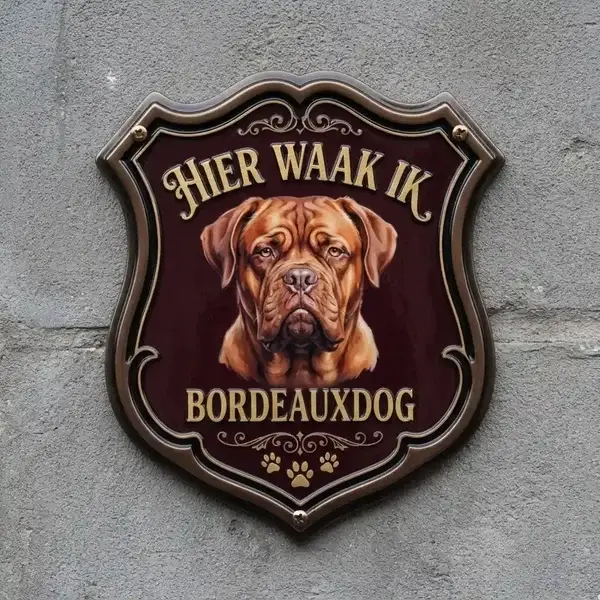 Acryl Bordeauxdog Waakbord - 15 designs