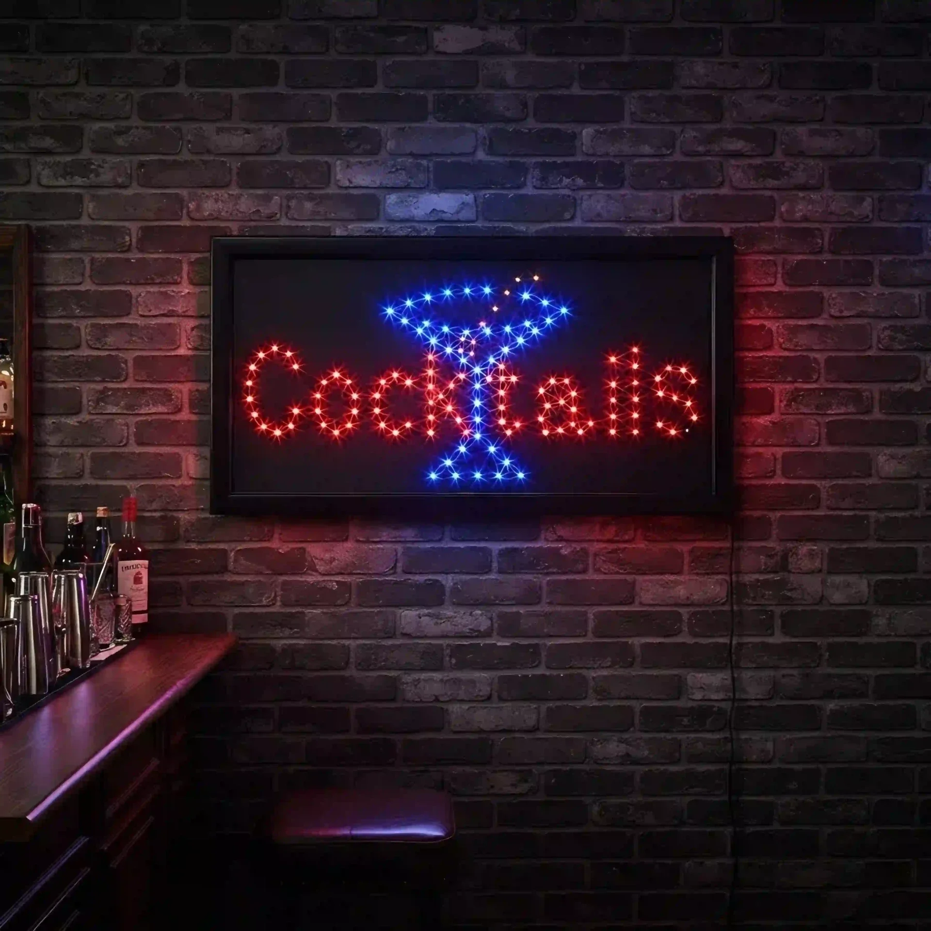 Luxe LED Bord Cocktails - 50x25x4 cm