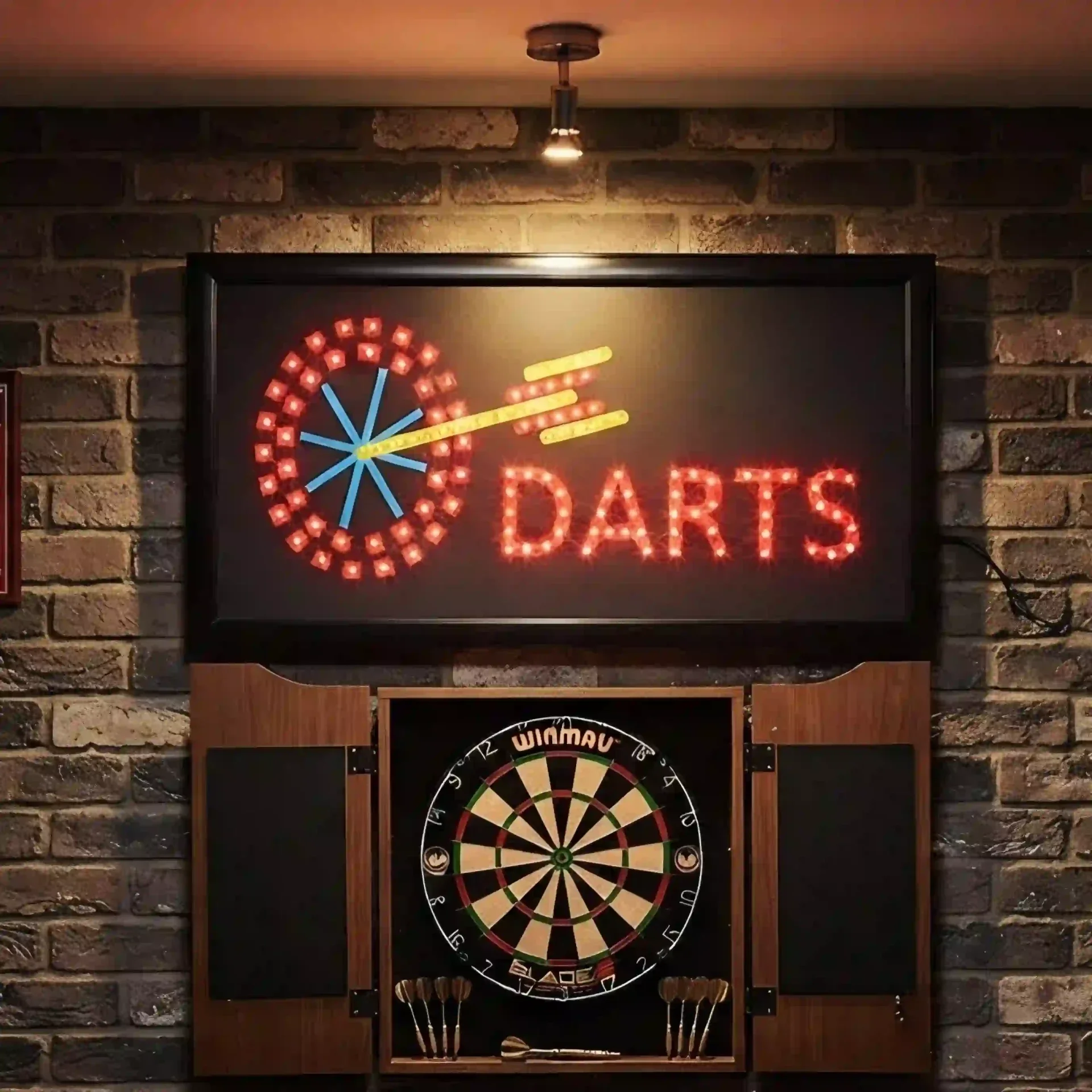 Luxe LED Bord Darts Kopen? | Mancaveshop.be