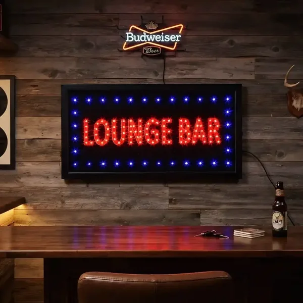LED Bord Lounge Bar - 50x25x4 cm - Luxe Uitvoering