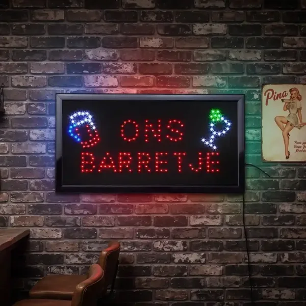 Luxe LED-Bord Ons Barretje