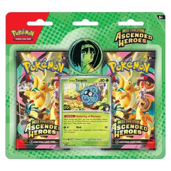 Pokémon Ascended Heroes Blister Erika 2-Pack ENG