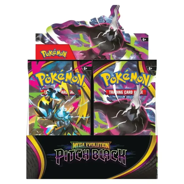 Pokémon Mega Evolution Pitch Black Booster Display