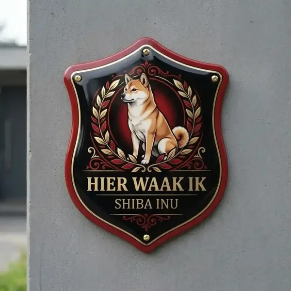 Shiba Inu Waakbord - 15 designs