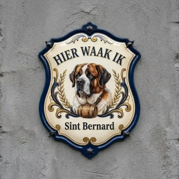 Acryl Sint Bernard waakbord - 15 designs