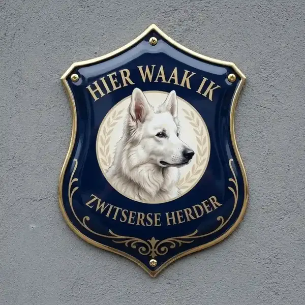 Acryl Waakbord Zwitserse Herder - 15 Designs