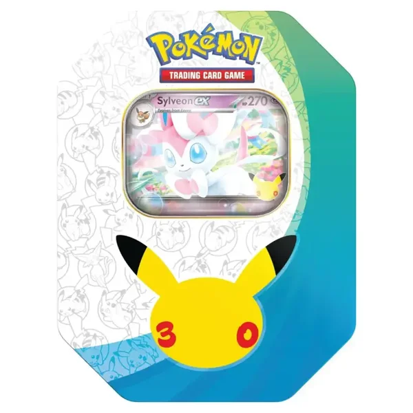 Sylveon ex Tin 4-Pack 30th Celebration