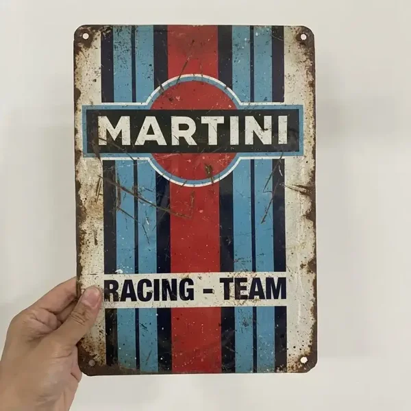 Martini Racing Team Metalen Bord - 2e Hands