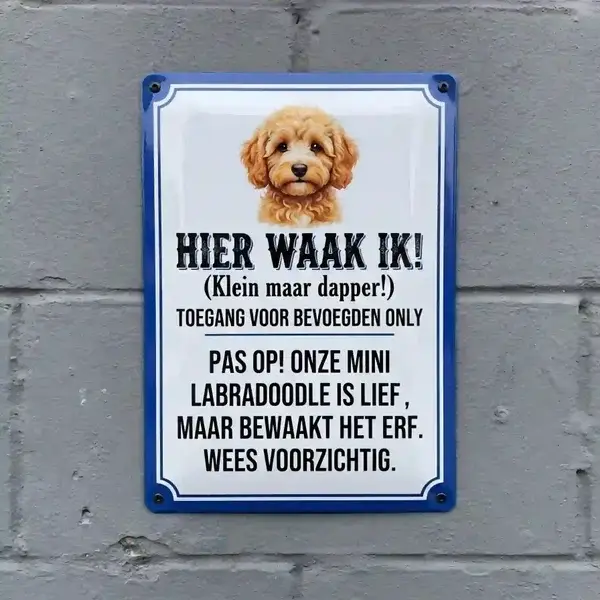 Waakbord Labradoodle - 10 Designs