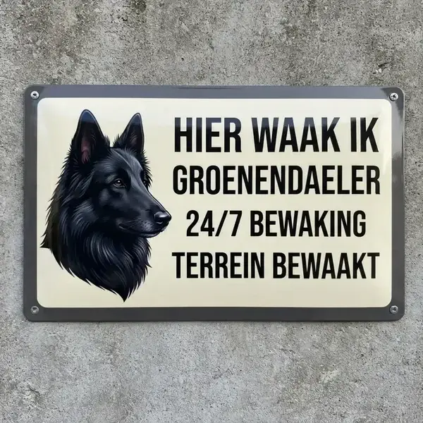 Waakbord Groenendaeler - 13 designs