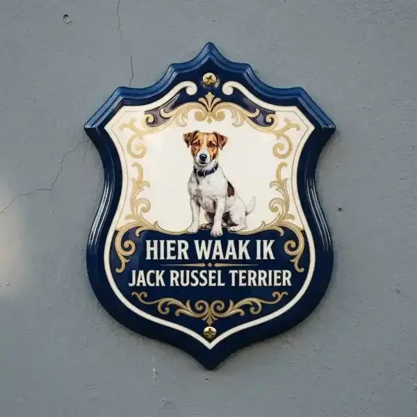 Jack Russell Waakbord Acryl - 15 Designs