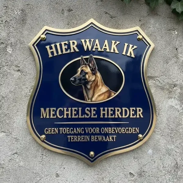 Luxe Waakbord Mechelse Herder Acryl 15 designs