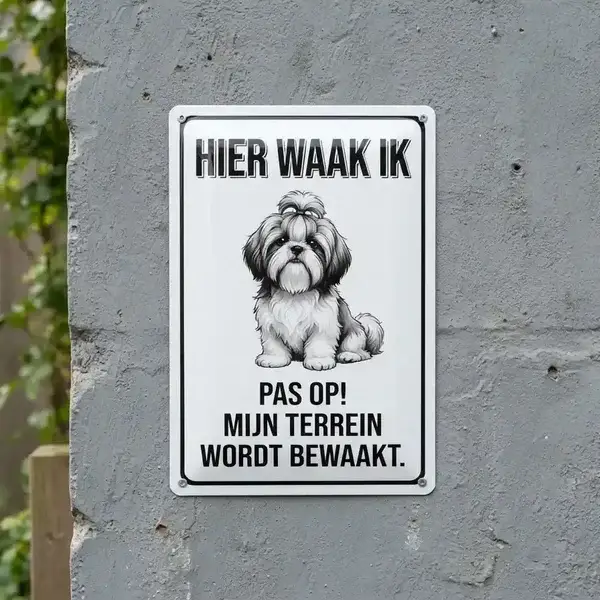 Waakbord Shih Tzu - 6 Designs