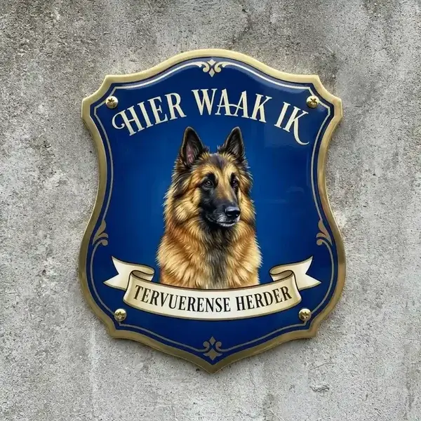 Acryl Tervuerense Herder Schild - 15 Designs