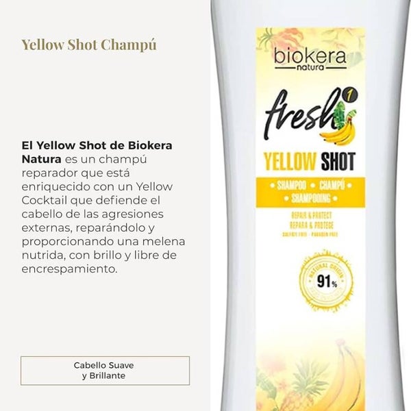 Yellow shot champú
