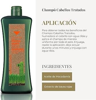 Champú cabello tratado(permanente o mechas )