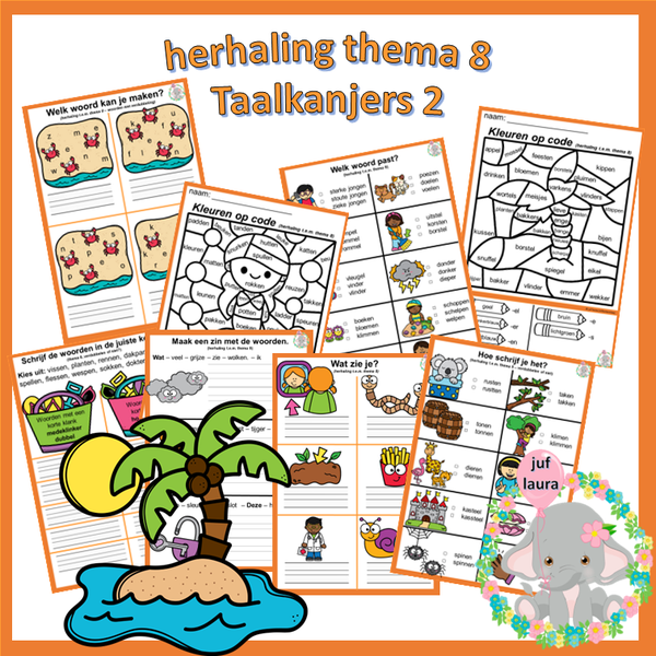 Herhaling thema 8 (Taalkanjers 2)