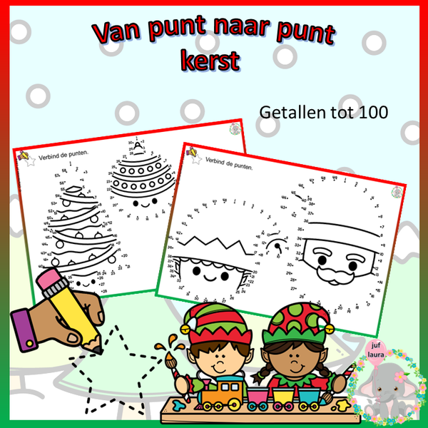 Van punt naar punt - kerst
