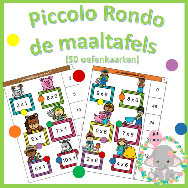 De maaltafels: piccolo rondo