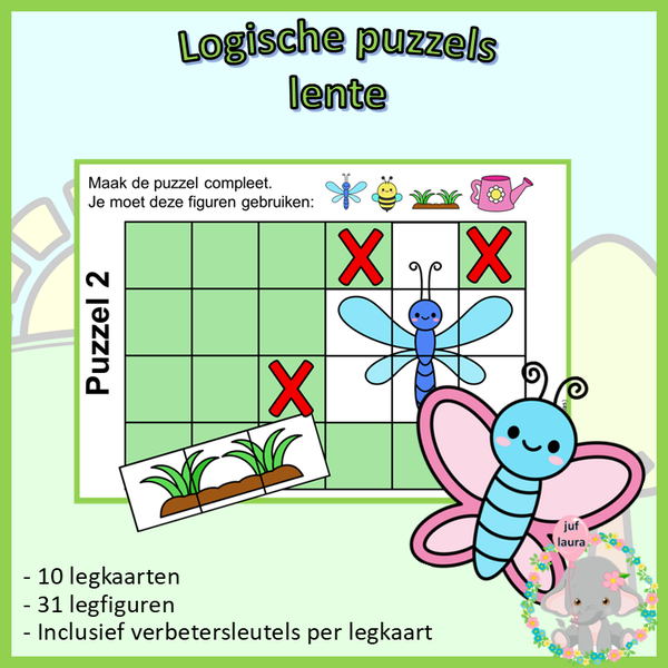 Logische puzzels: lente