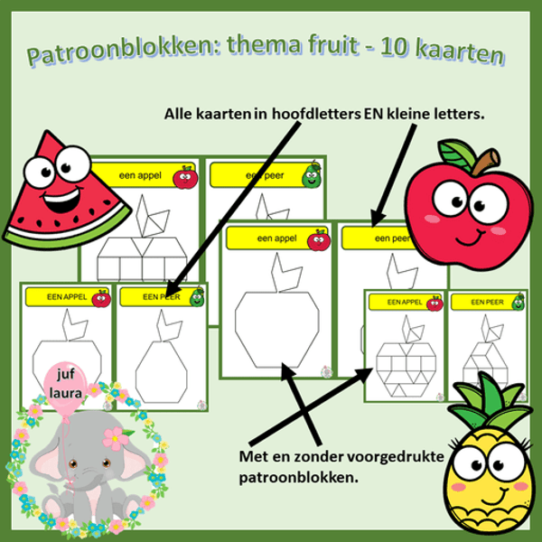 Patroonblokken: fruit