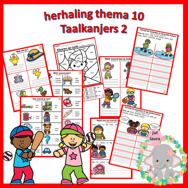 Herhaling thema 10 (Taalkanjers 2)