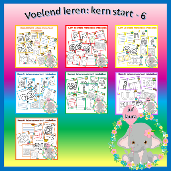 Letters voelend leren (kern start - 6)
