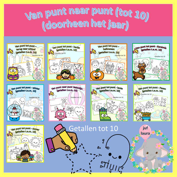 Van punt naar punt - doorheen het jaar - tot 10