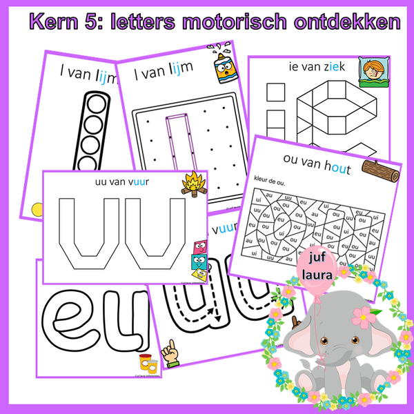 Kern 5: letters voelend leren