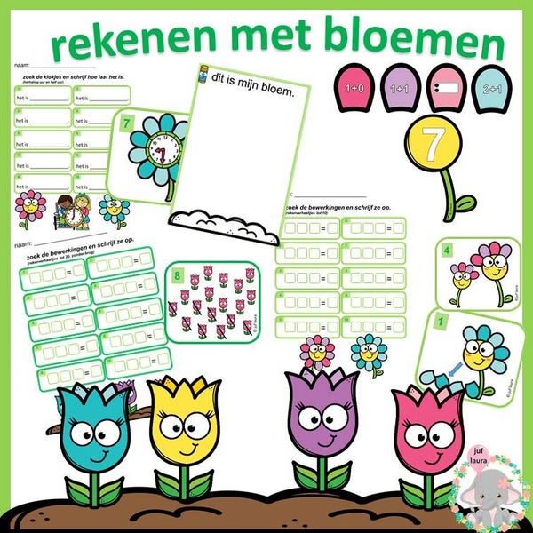 Rekenen met bloemen