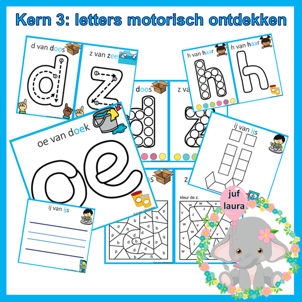 Kern 3: letters voelend leren