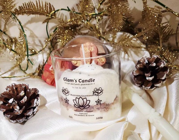 Bougie parfumée décoration Noël