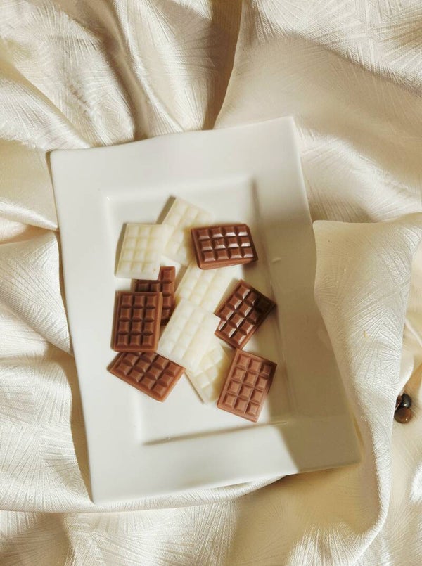 Galets de cire "Trompe-l'œil Chocolat