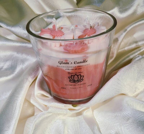 Bougie artisanale Bicolore parfumée +48h