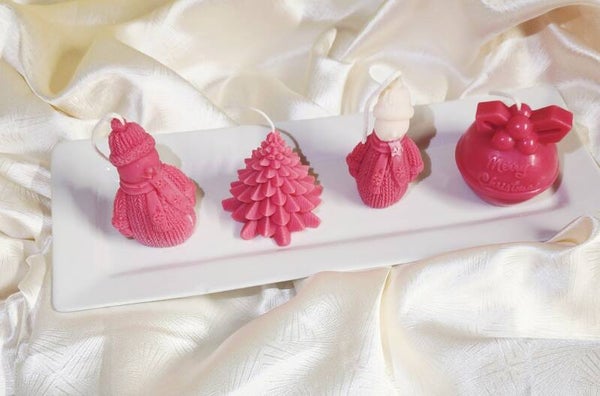Bougies décoratives pour Noël