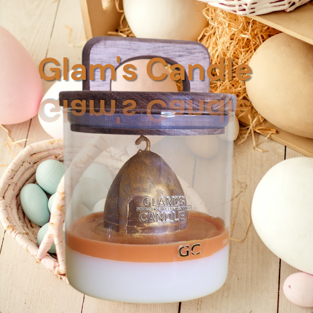 Bougie Œuf d'Or Éternel