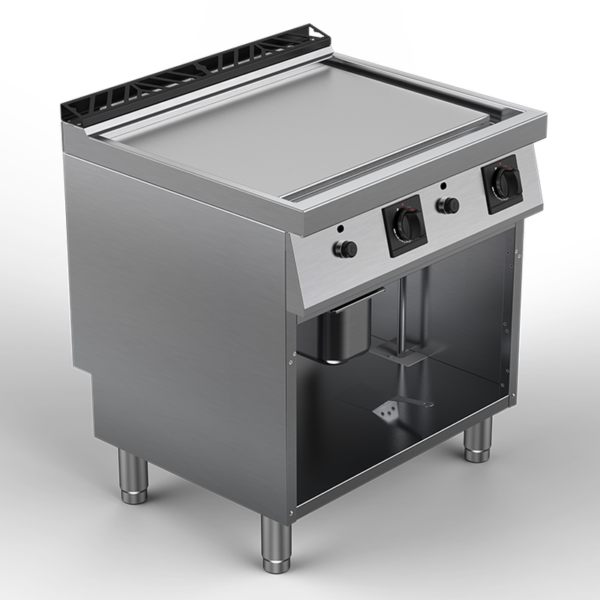 Piano cottura a gas cromato Offcar Milo 700 – 800 – su mobile