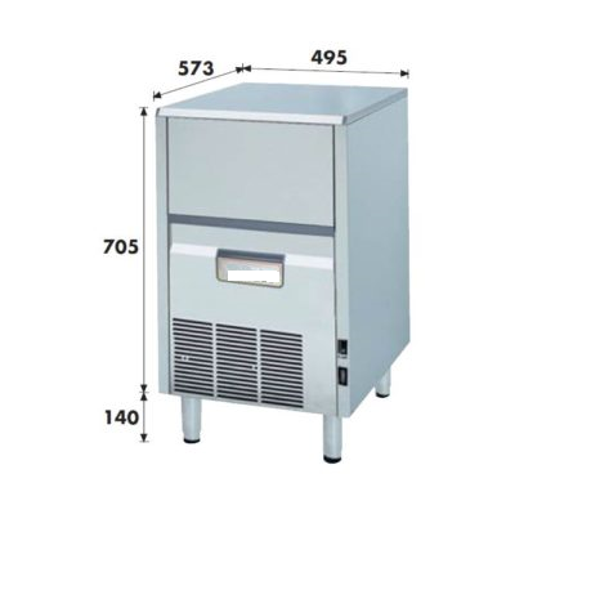 Fabbricatore di Ghiaccio in Cubetti KL 42 DA INCASSO fino a 42 kg