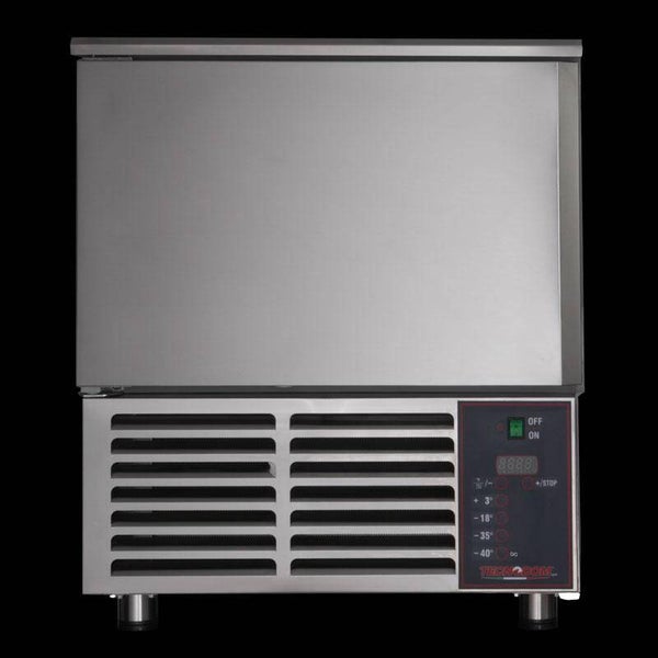 Abbattitore di temperatura in acciaio inox 18/10 capienza  5  teglie GN1/1 - 600x400 mm